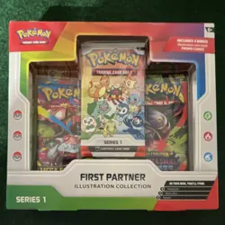 Pokemon TCG First Partner Illustration Collection Series 1 Box - Image 1