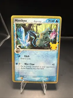 Pokemon TCG Celebrations Mimikyu SWSH136 Holo Rare Promo Card NM - Image 2