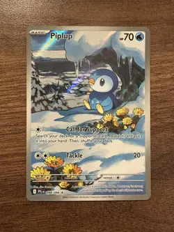 Piplup 098/094 | Phantasmal Flames | Pokemon Card | Full Art Holo | NM/M - Image 2