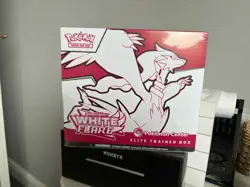 Sealed Brand New Pokemon Center White Flare ETB sealed MINT - Image 1