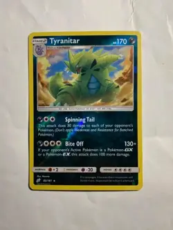 Tyranitar 85/181 Sm-Team Up Reverse Holo Pokemon Card NM - Image 1