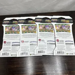 Pokemon Evolving Skies Sleeved Booster Pack Complete Art Set Of 4 Packs. - Image 2