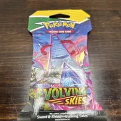 Pokemon Evolving Skies Sleeved Booster Pack Complete Art Set Of 4 Packs. - Image 4