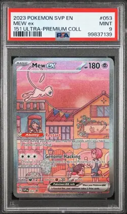 Pokemon-Mew Ex (PROMO) -Ultra Premium Collection 151-PSA 9- MT 2023 ENG - Image 1