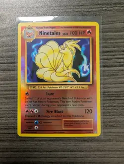 Ninetales Evolutions Reverse Holo Pokemon TCG Card 15/108 NM Condition - Image 1