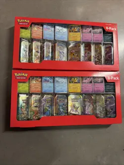 Pokemon Prismatic Evolutions Costco 8 Mini-Tin Bundle sealed Lot Of 2 - Image 1