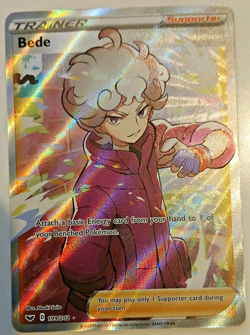 Bede 199/202 Sword and Shield base set - Pokemon English - Image 1