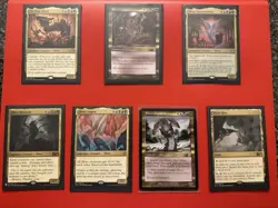 7 Card MTG Sliver Lot!! NM Sliver Queen! - Image 1