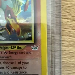 Pokemon TCG Ho-Oh Neo Revelation Holo Card 7/64 MP Condition - Image 2