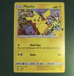 HOLO BLEED LP Pikachu 25/25 25th Anniversary McDonalds Promo Pokemon Card 2021 - Image 1