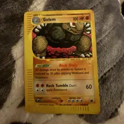 Pokemon Golem 014/165 Expedition Base Set Holo Rare 100 HP English TCG - Image 1