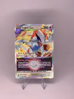 Pokemon Lugia VSTAR 139/195 Swsh12: Silver Tempest Ultra Rare Holo 280 HP Card - Image 1