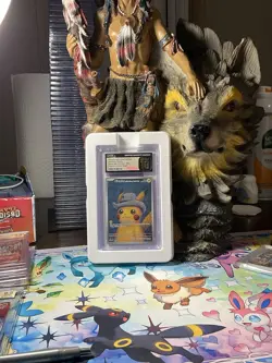 Cgc Pristine Pikachu with Grey Felt Hat Pokemon (2023) Black Star Promos - 085 - Image 2