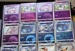 Pokemon TCG S-Chinese Gem Pack Vol 2 CBB2C Eeveelutions Mixed 16 Card Lot - Image 2