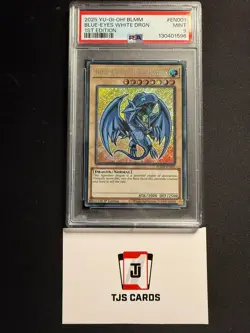 Blue-Eyes White Dragon - PSA 9 - Secret Rare 1st Edition BLMM-EN001 - YuGiOh - Image 1
