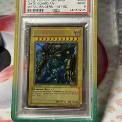 Yugioh Gate Guardian MRD-000 1st Edition Faded PSA 9 MINT - Image 2