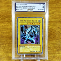 Yu-Gi- Oh! Starter Deck Kaiba Blue-Eyes White Dragon SKE-001 AGS NM-MT 8 2004 - Image 1