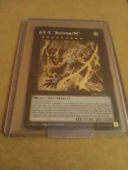 Yugioh! K9-X "Ripper/M" BPRO-ENSP1 Secret Rare Limited Edition Near Mint - Image 1