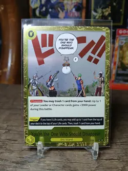 One Piece PRB02 OP06-115 (reprint) You're the One Who Should Disappear. NM - Image 1