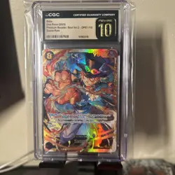 One Piece CCG Sabo Secret Rare OP07-188 Premium Booster Vol 2 CGC Pristine 10 - Image 1