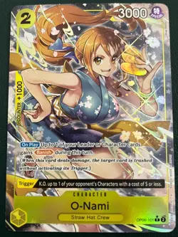 O-Nami (Alternate Art) OP06-101 Wings of the Captain One Piece Foil English - Image 1