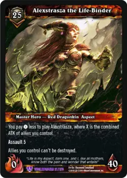 Heavy Play WoW TCG Alexstrasza the Life-Binde Worldbreaker World of Warcraft - Image 1