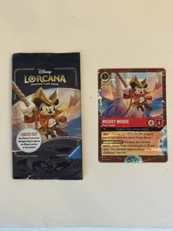 NEW! Disney Cruise Line Lorcana TCG Mickey Mouse Pirate Captain Foil Promo 13/P3 - Image 1