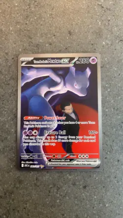 Pokemon TCG Team Rockets Mewtwo ex Ascended Heroes SIR 281/217 - Image 1