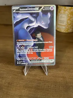 Pokemon Team Rocket’s Mewtwo ex 281/217 SIR Ascended Heroes NM - Image 3