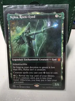 MTG, Nylea, Keen-Eyed (Showcase) NM 266 Theros Beyond Death Regular - Image 1