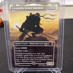 Leonardo, Sewer Samurai (Legendary Creature) Magic: The Gathering TMNT White Gr… - Image 1