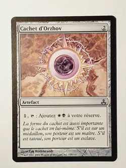 Cachet d'Orzhov Orzhov Signet Guildpact MTG Magic VF - Image 1