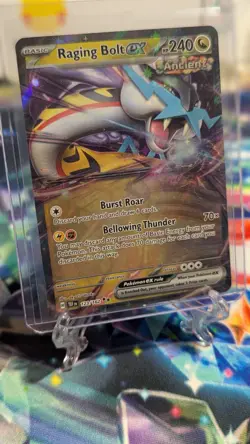 Pokemon Card Raging Bolt EX 123/162 Temporal Forces NM - Image 1