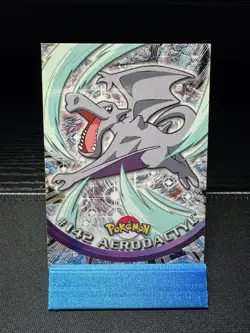 Pokemon AERODACTYL #142 Non-Holo Topps Blue Logo TV Animation Vintage 2000 LP - Image 2