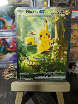 Pokemon TCG Pikachu EX Full Art Rare Holo ASC 276/217 200 HP Electric Card - Image 1
