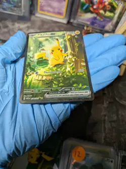 Pokemon TCG Pikachu EX Full Art Rare Holo ASC 276/217 200 HP Electric Card - Image 3