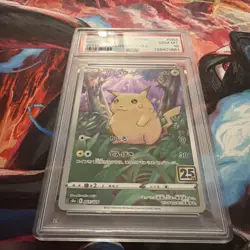 Pokemon Pikachu Full Art Japanese 25th Anniversary Collection 001/028 PSA 10 - Image 4