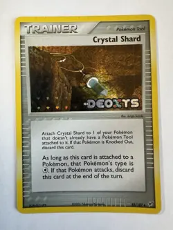 Pokemon TCG Crystal Shard EX Deoxys Reverse Holo Uncommon 85/107 2005 - Image 1