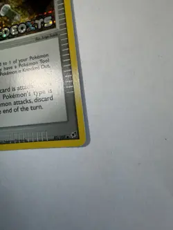 Pokemon TCG Crystal Shard EX Deoxys Reverse Holo Uncommon 85/107 2005 - Image 2