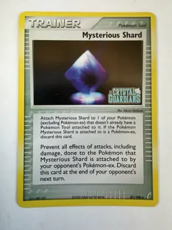 Pokemon TCG Mysterious Shard Trainer Crystal Guardians Reverse Holo 81/100 2006 - Image 1