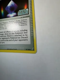 Pokemon TCG Mysterious Shard Trainer Crystal Guardians Reverse Holo 81/100 2006 - Image 2