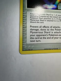 Pokemon TCG Mysterious Shard Trainer Crystal Guardians Reverse Holo 81/100 2006 - Image 3