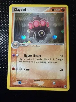 Pokemon TCG Claydol EX Hidden Legends Reverse Holo Uncommon 31/101 2004 80 HP - Image 1