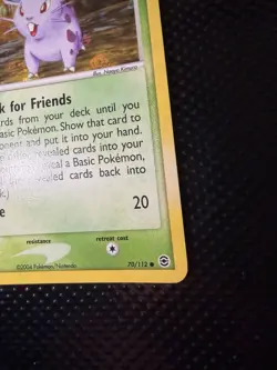 Pokemon TCG Nidoran F EX FireRed & LeafGreen Reverse Holo Common 70/112 50 HP - Image 2