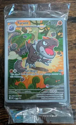 Pokemon Tyrunt MEP/070 Perfect Order Pokemon Center Black Star Promo (Sealed) - Image 2