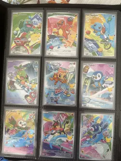 Pokemon First Partner Illustration Collection Promos FULL SET 9x Cards ALL NM - Image 1