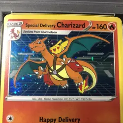 Special Delivery Charizard - SWSH075 - Pokemon Center Online Exclusive PSA 9 - Image 2