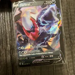 Darkrai V 098/189 Pokemon Card Astral Radiance MISCUT ERROR - Image 3