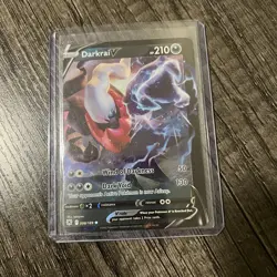 Darkrai V 098/189 Pokemon Card Astral Radiance MISCUT ERROR - Image 4