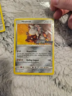 2018 Pokemon Sun & Moon - Ultra Prism Heatran (Ultra Prism stamp) #88.2 0hw3 - Image 1